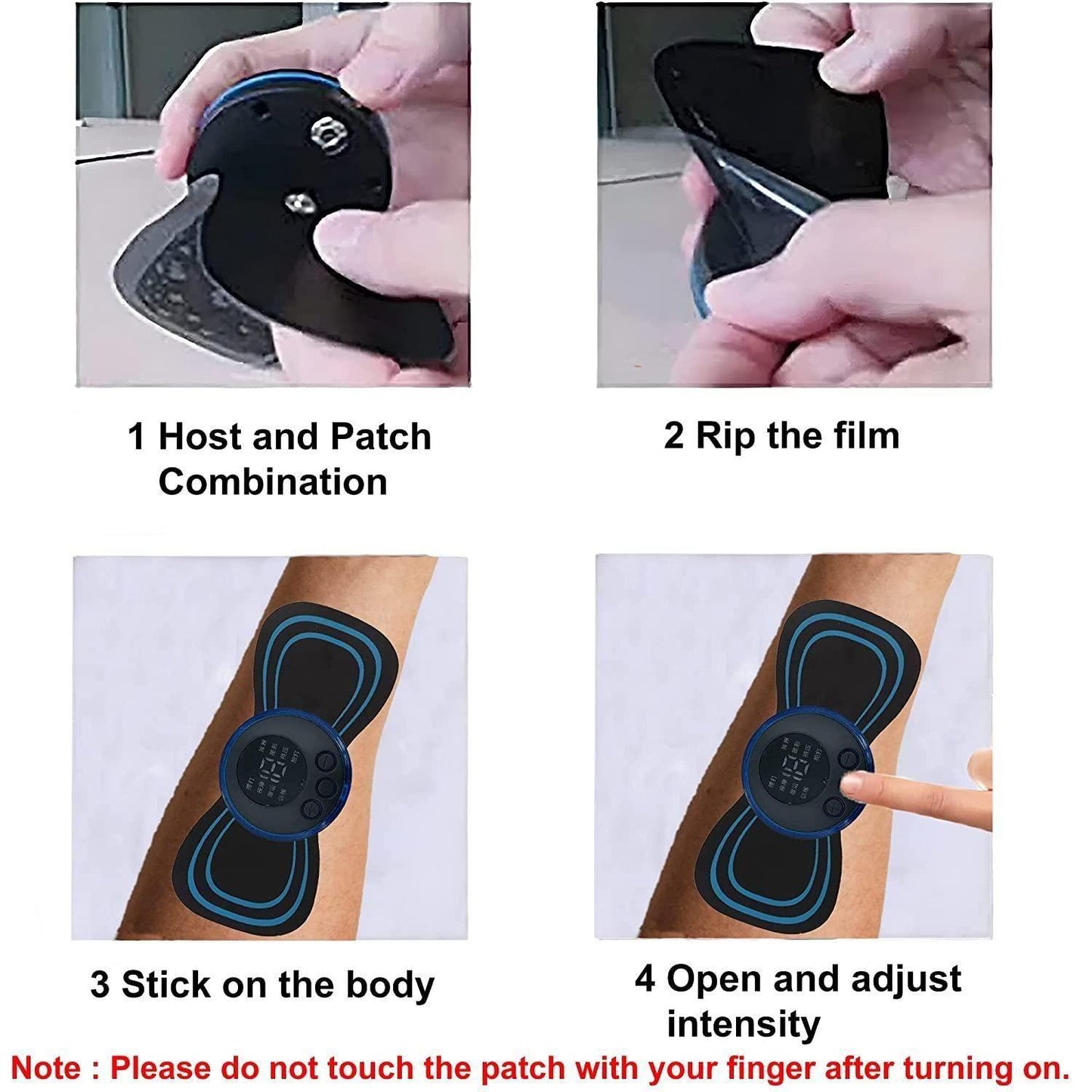 Mini Massager with 8 Modes and 19 Strength Levels,Rechargeable