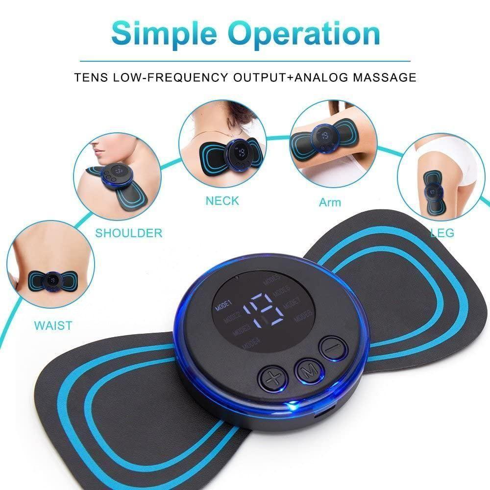 Mini Massager with 8 Modes and 19 Strength Levels,Rechargeable